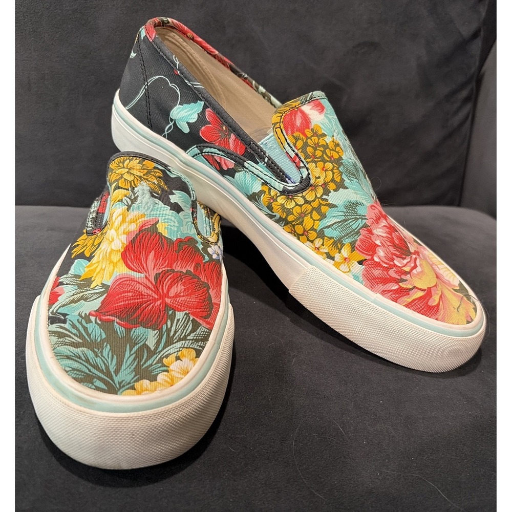 Polo Ralph Lauren Mytton Floral Canvas Men's Sneakers Size 10.5D - Old Money